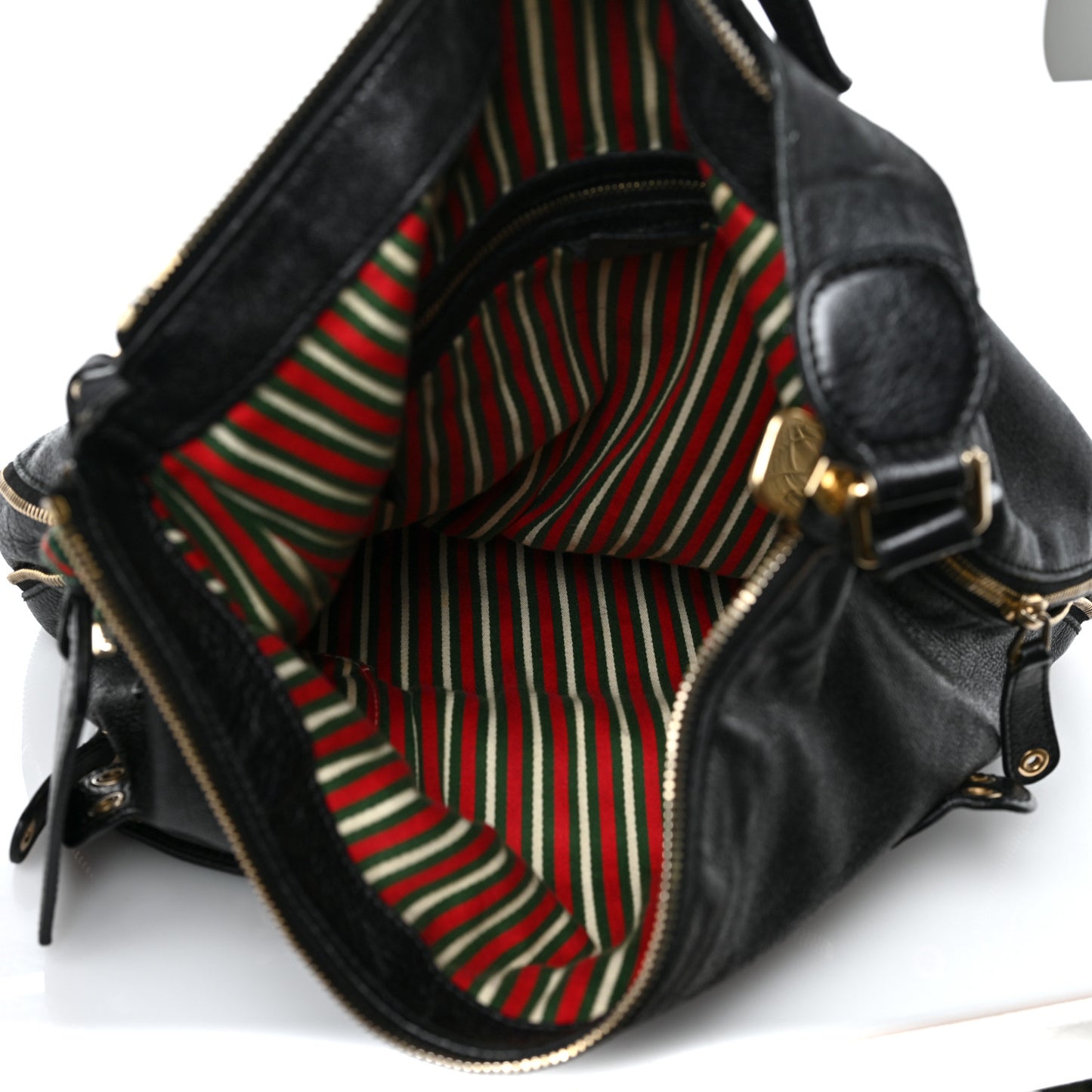 Calfskin Voyager Hobo Black