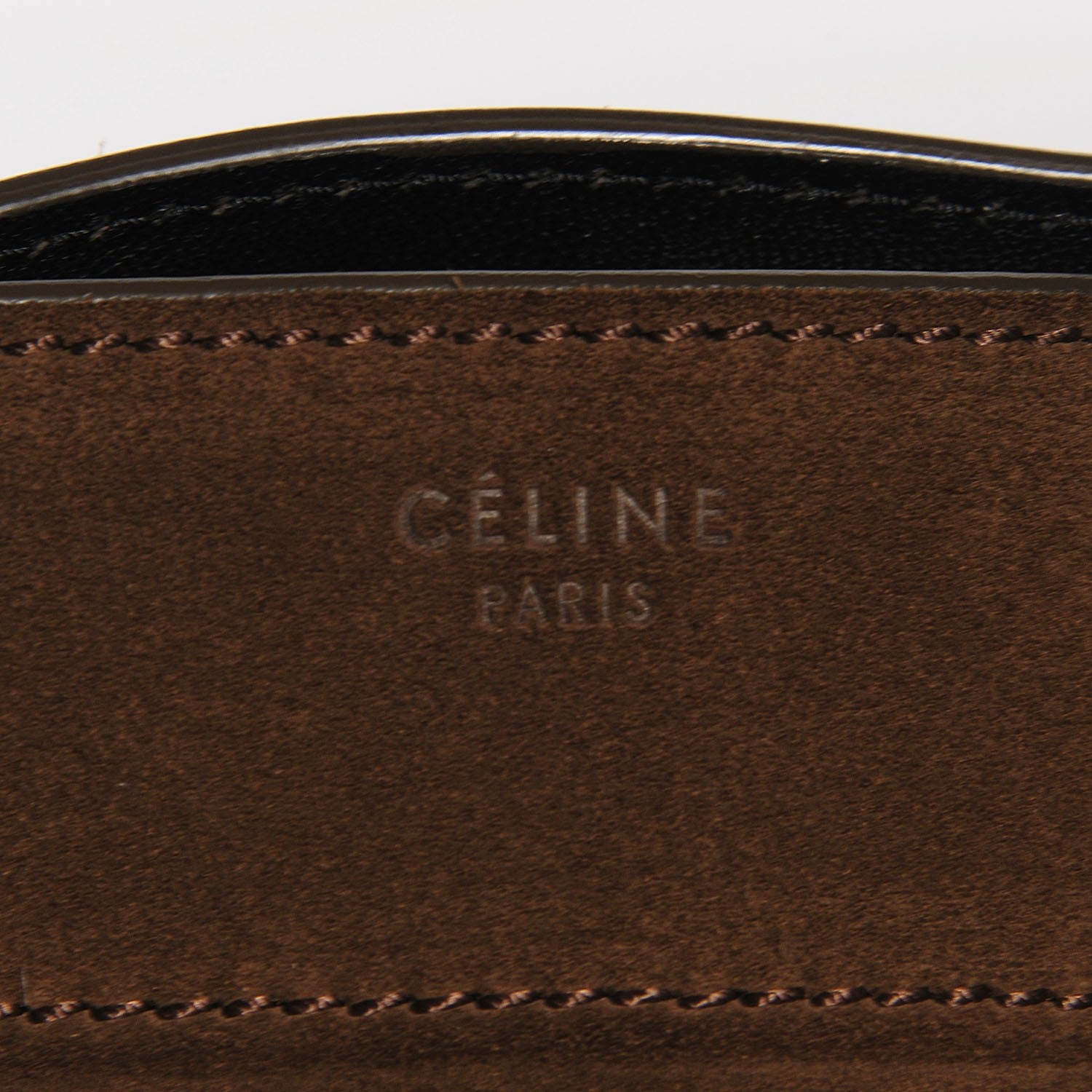 Celine Suede Medium Phantom Luggage Olive 6 of 8
