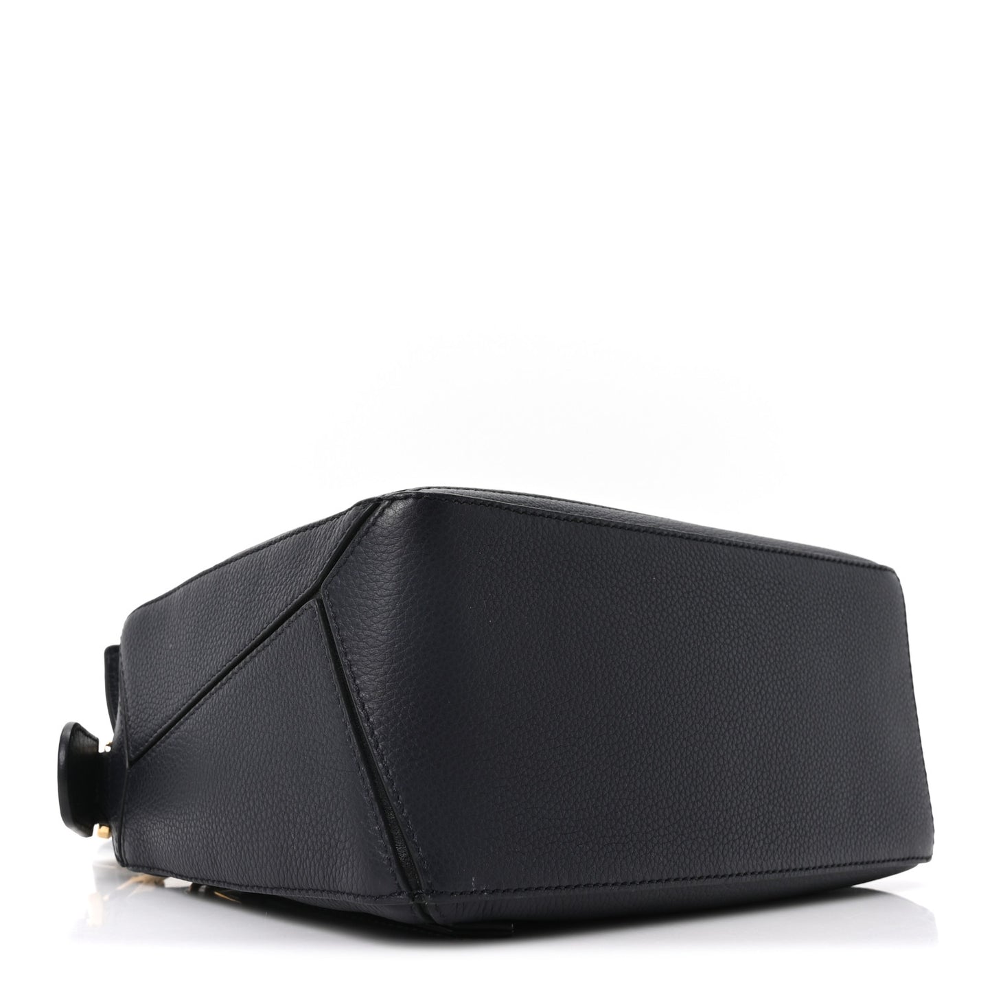 Calfskin Small Puzzle Bag Midnight Blue Black