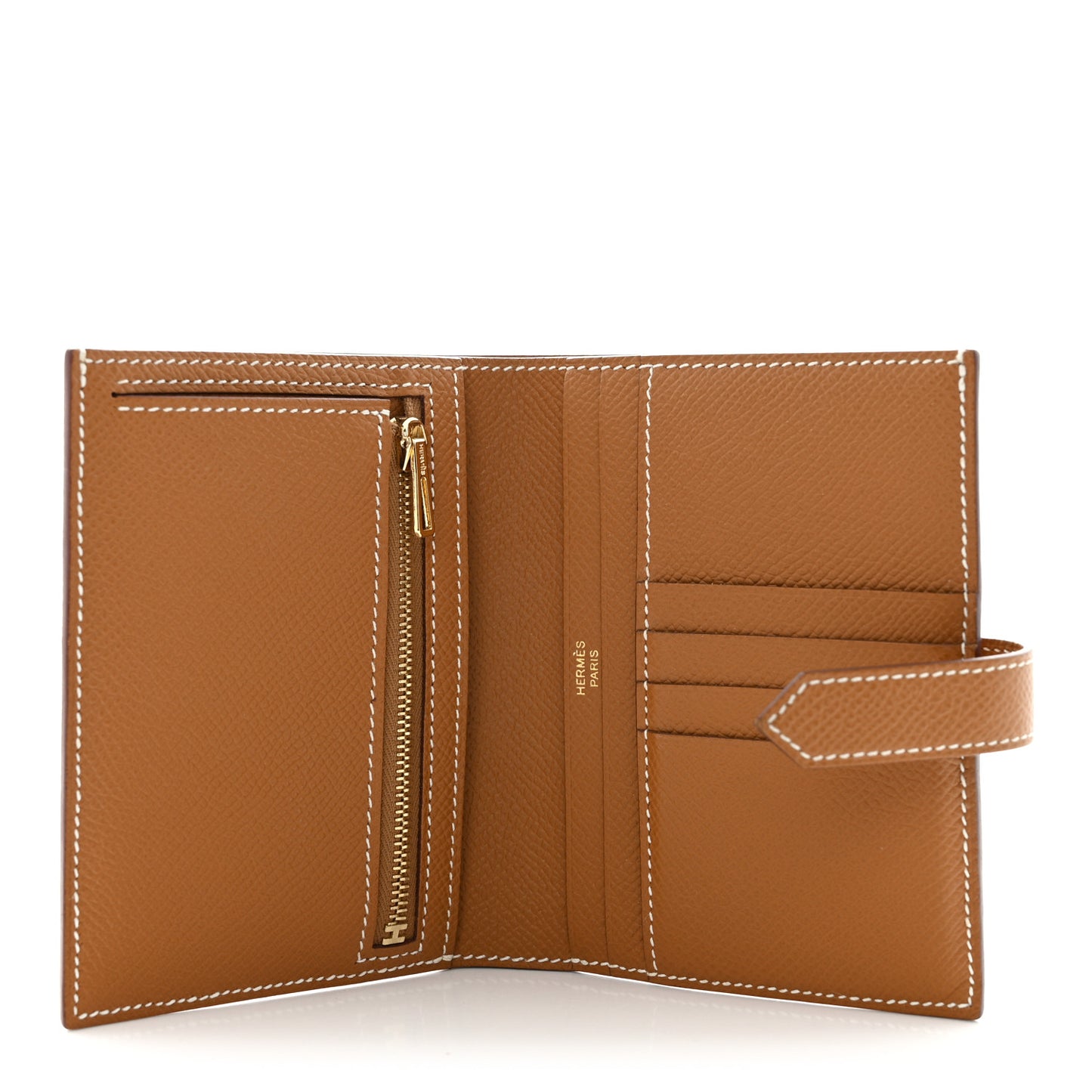 Epsom Bearn Compact Wallet Gold