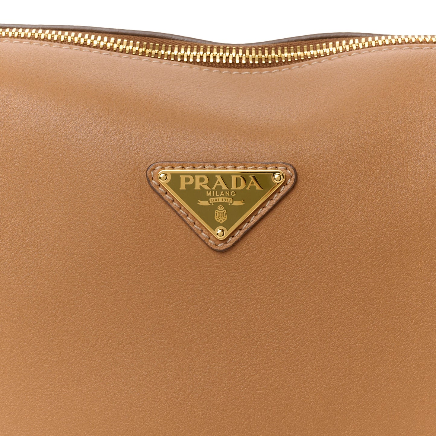 Soft Calfskin Medium Darling Shoulder Bag Caramel