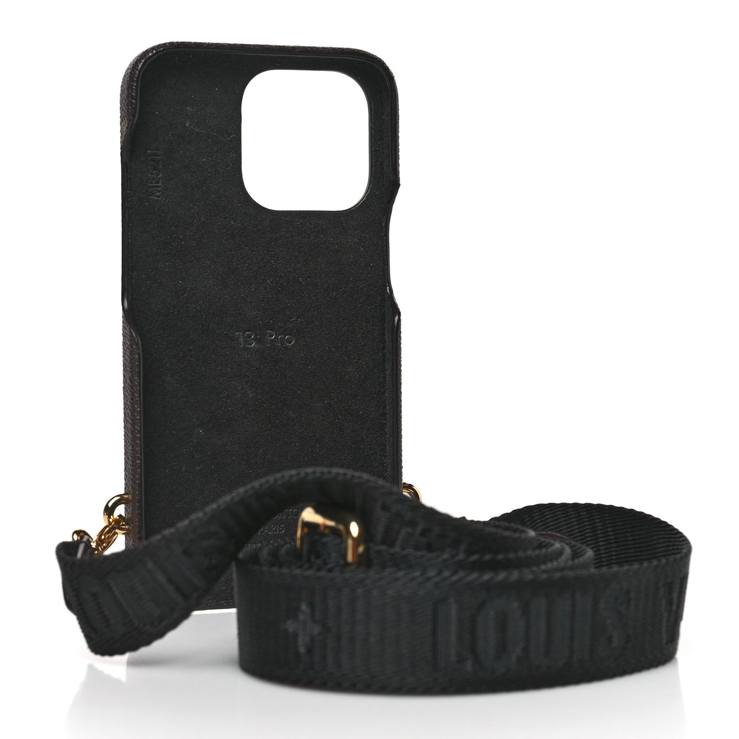 Monogram Bumper On Strap iPhone 13 Pro Black
