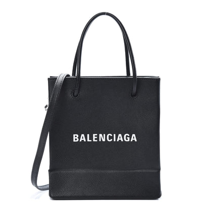 Balenciaga Calfskin Logo XXS Shopping Tote Black 1 of 10