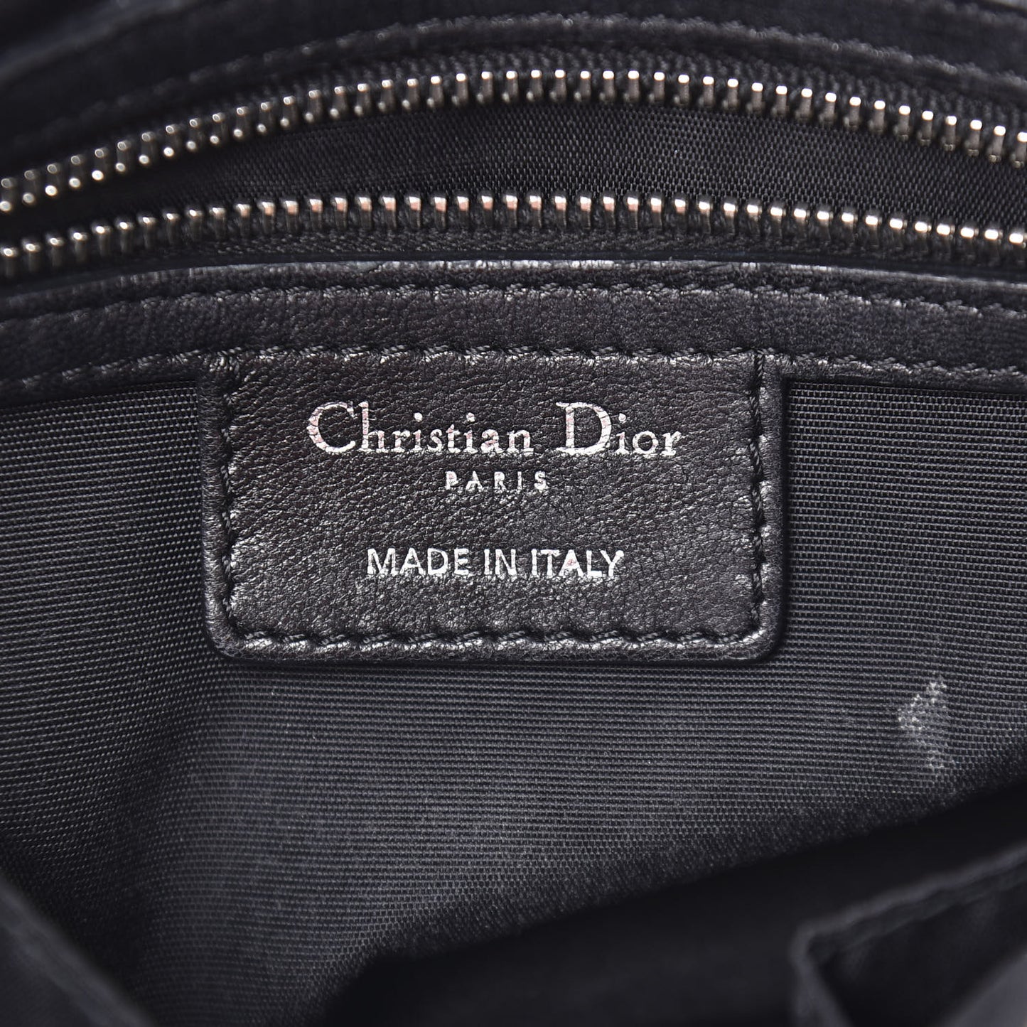 Lambskin Cannage Granville Polochon Black