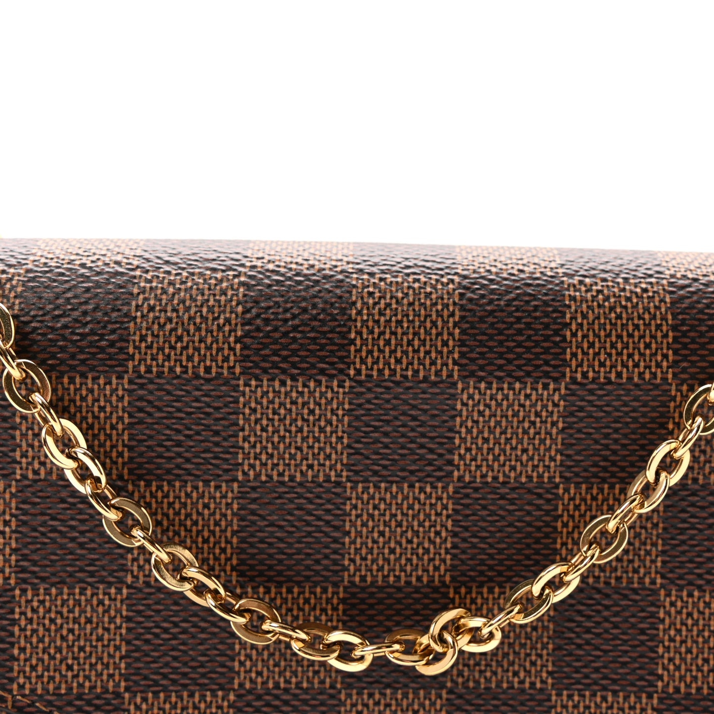Damier Ebene Pochette Felicie Chain Wallet