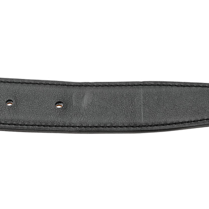 Hermes Swift Epsom 32mm Belt Strap 95 38 Black Gold 6 of 8