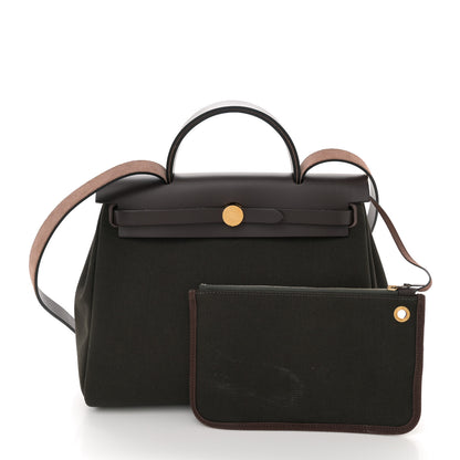 Hermes Vache Hunter Herbag Zip Retourne 31 PM Dark Bronze Ebene 2 of 13