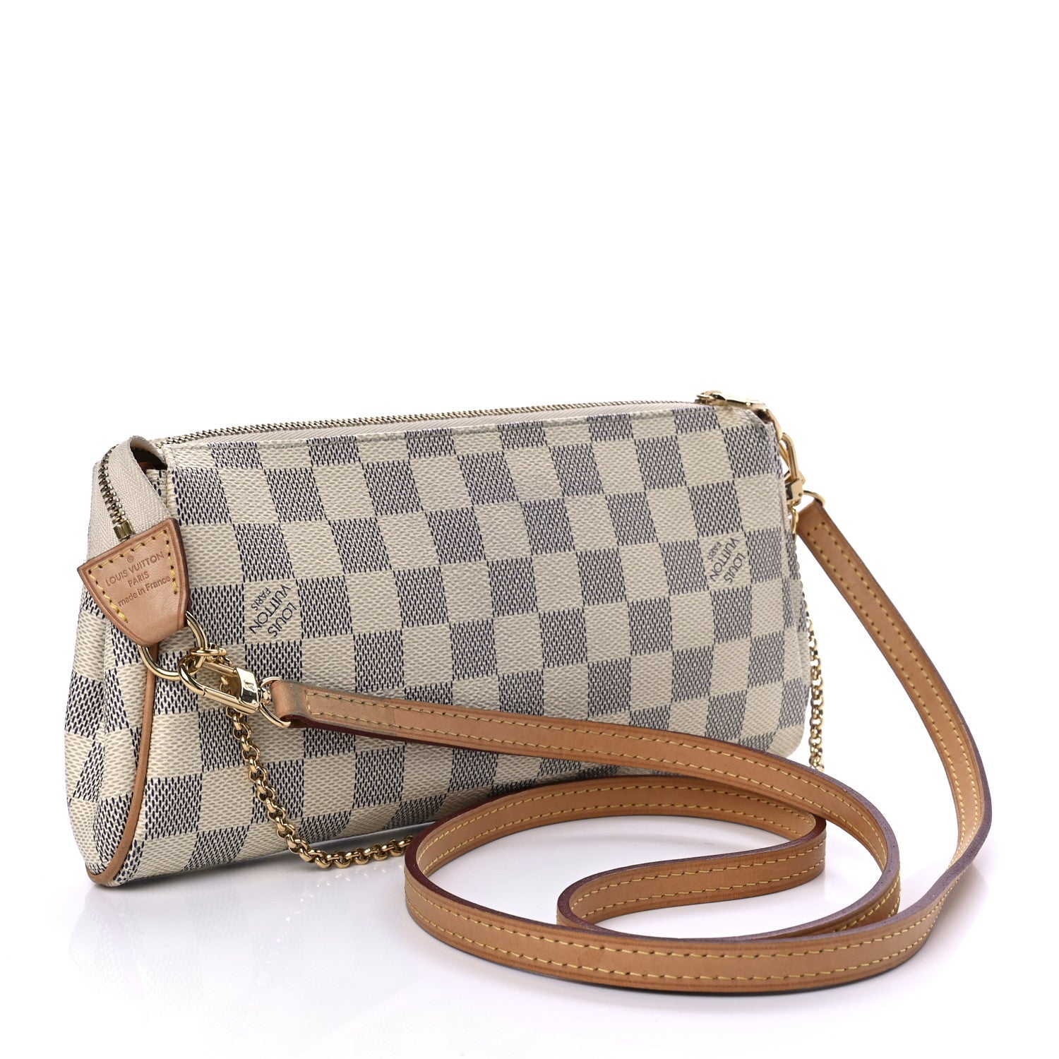 Louis Vuitton Damier Azur Eva Clutch 3 of 10