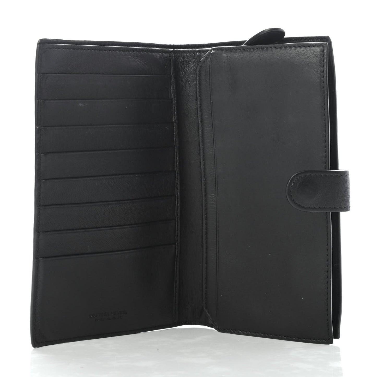 Nappa Intrecciato Continental Wallet Black