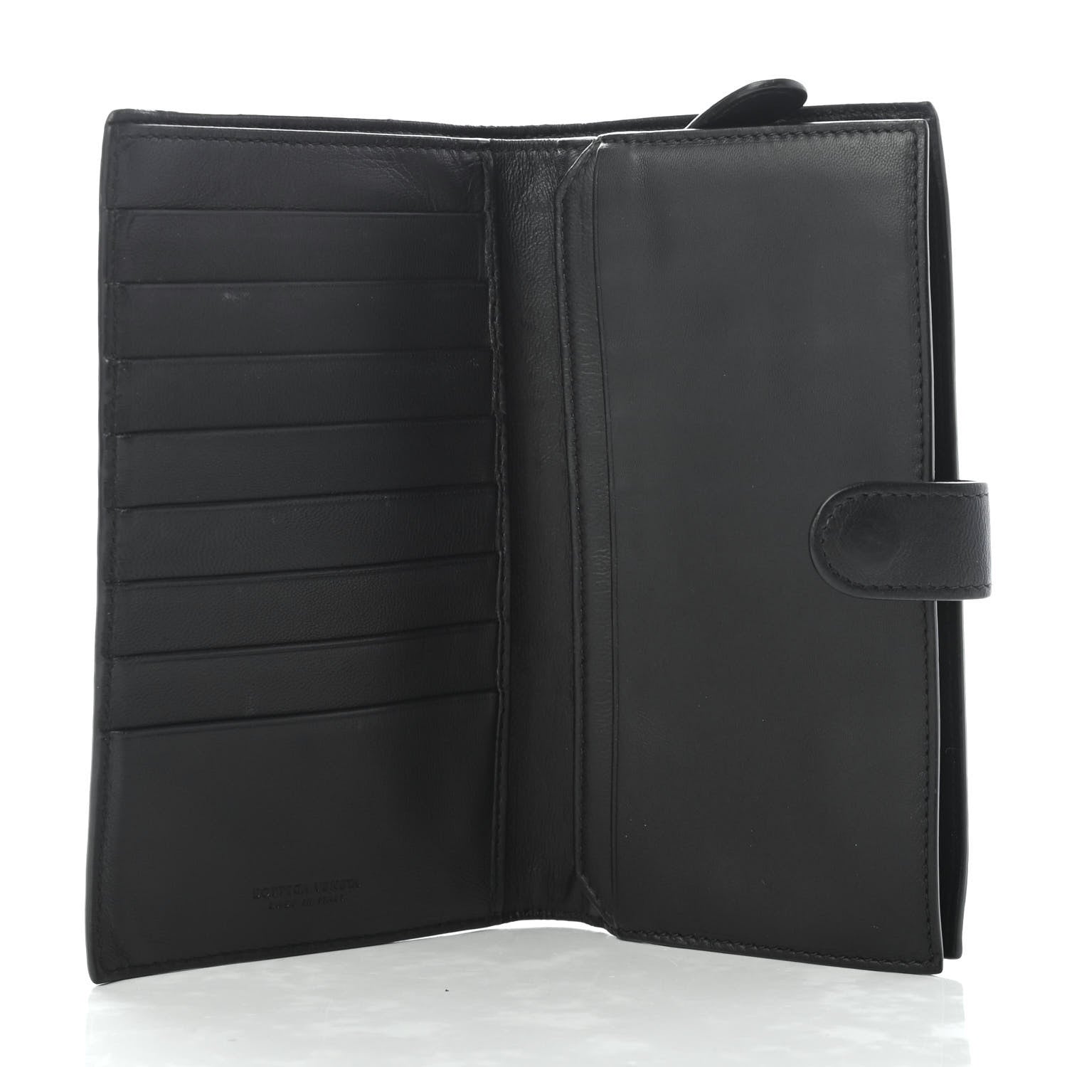 Bottega Veneta Nappa Intrecciato Continental Wallet Black 5 of 7
