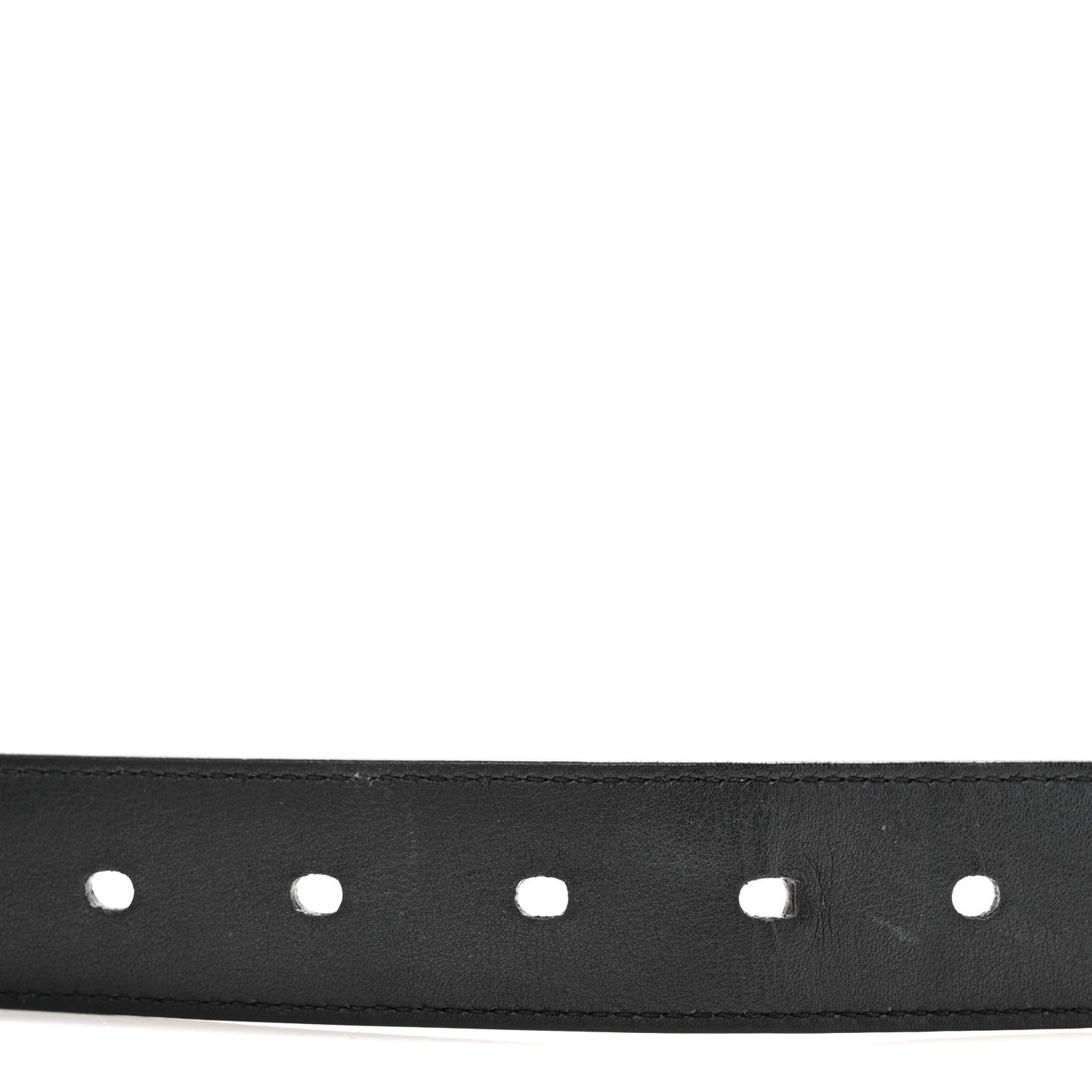 Smooth Calfskin Monogram Cassandre Square Buckle Belt 95 38 Black