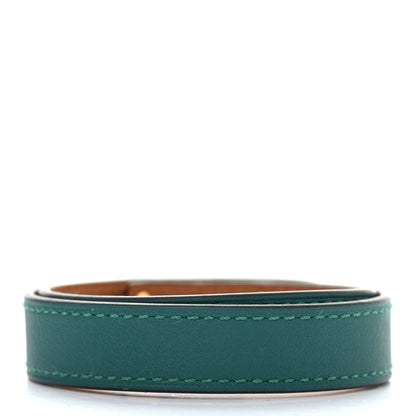 Hermes Swift Kelly Double Tour Bracelet S Malachite 3 of 6