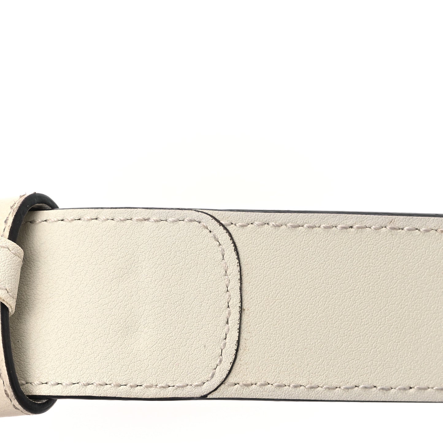 GG Supreme Monogram Matte Plutone Calfskin Double G 30mm Belt 75 30 Beige Ebony Mystic White
