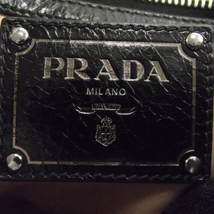 Prada Vitello Shine Turnlock Flap Shoulder Bag Black 8 of 12