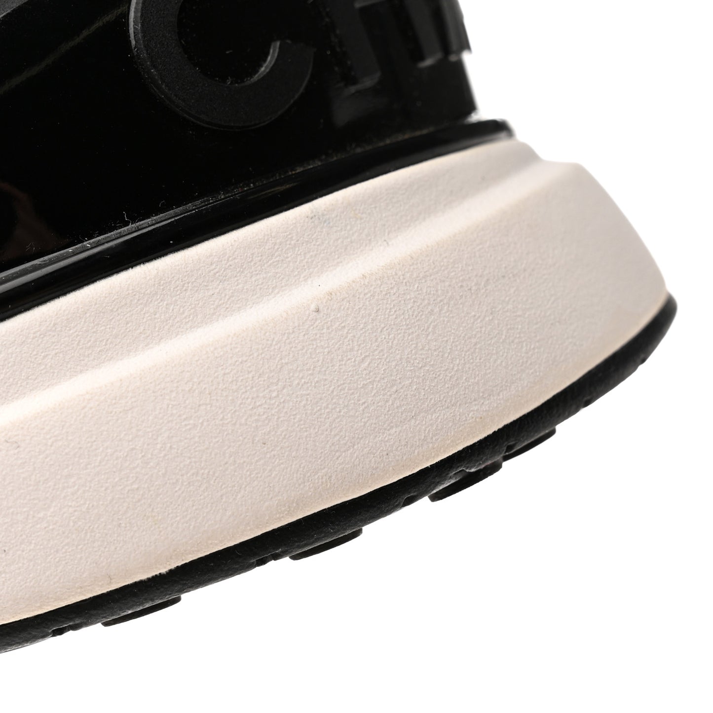 Fabric Logo Sneakers 36 Black