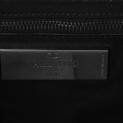 Valentino Garavani Vitello Small Rockstud Tote Black 6 of 7
