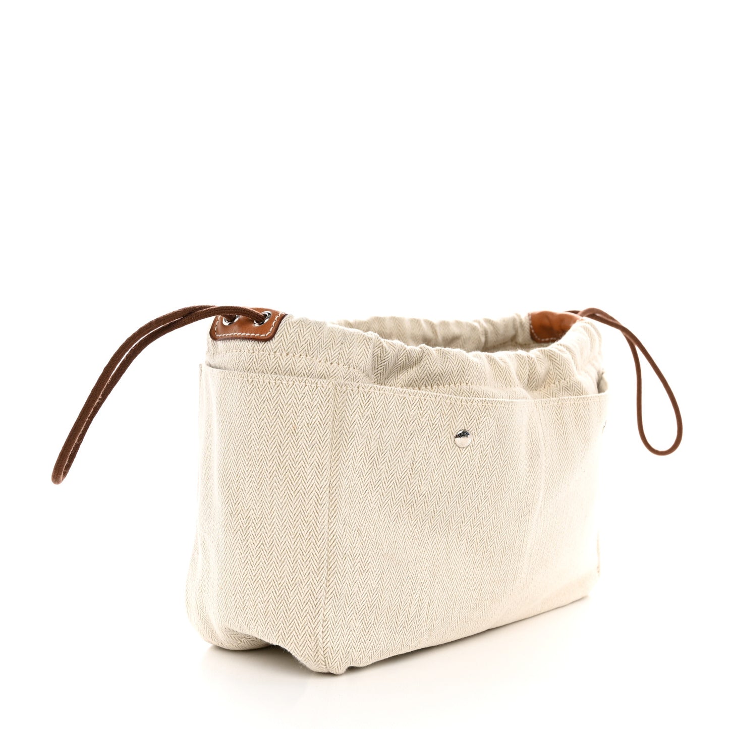 Canvas Barenia Fourbi 25 MM Pouch Naturel Fauve