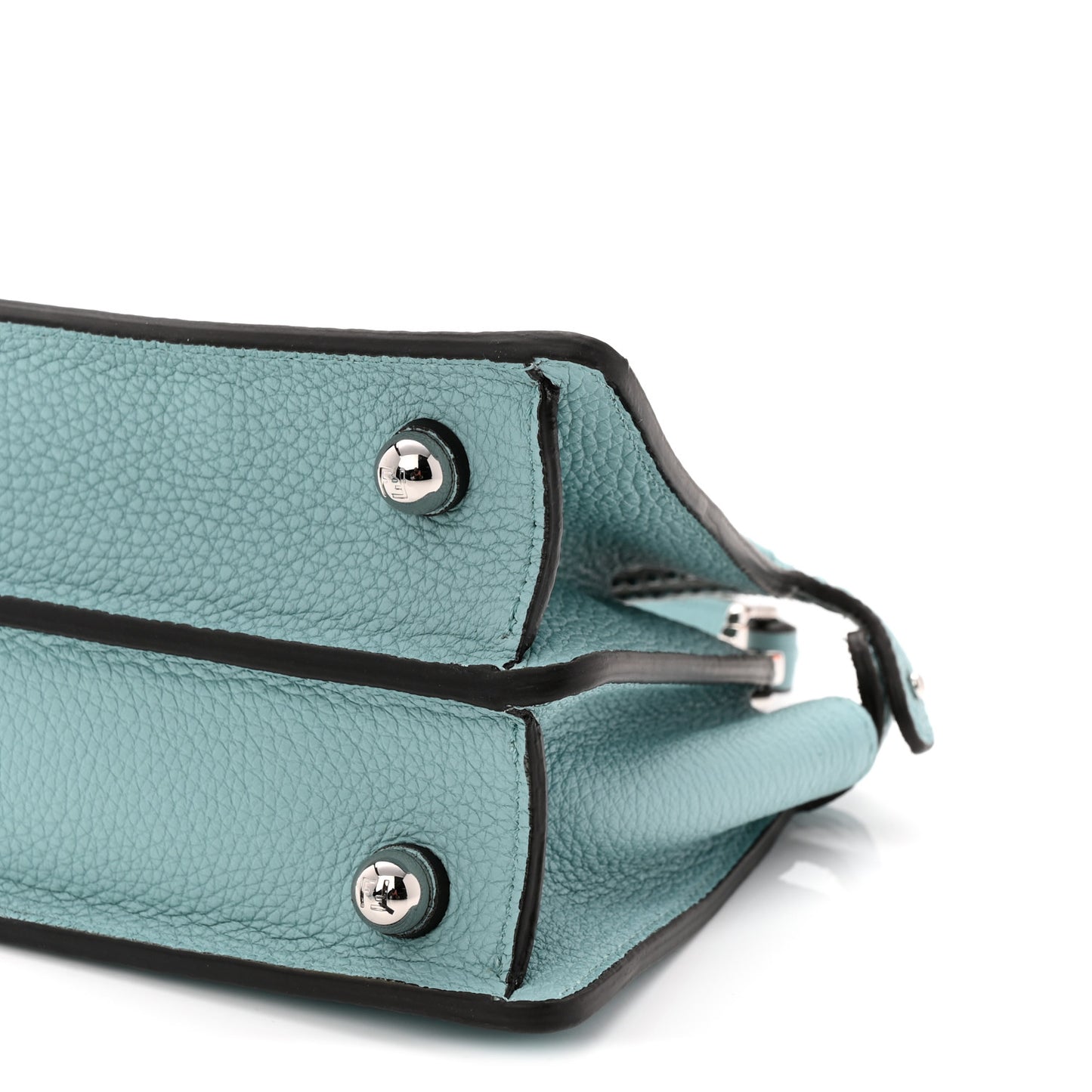 Cuoio Romano Nappa Intreccio FF Petite Peekaboo I SEE U Satchel Aquifer