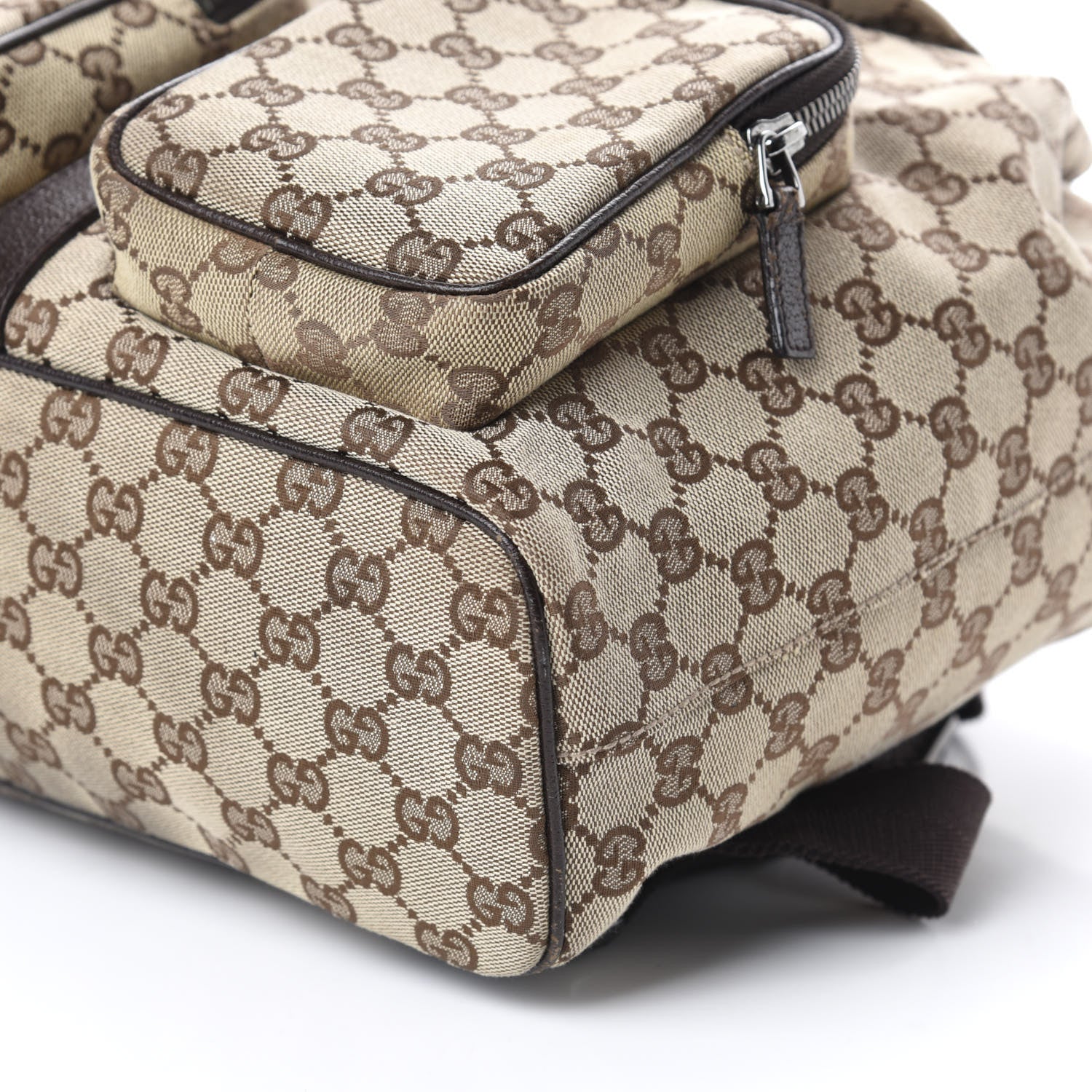 Gucci Monogram Backpack Dark Brown 6 of 14