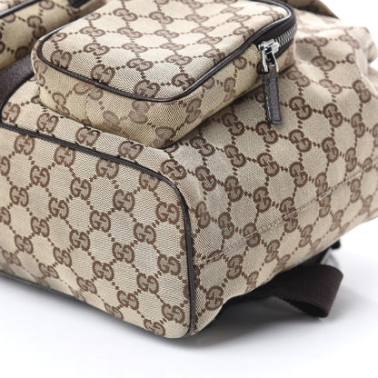 Gucci Monogram Backpack Dark Brown 6 of 14
