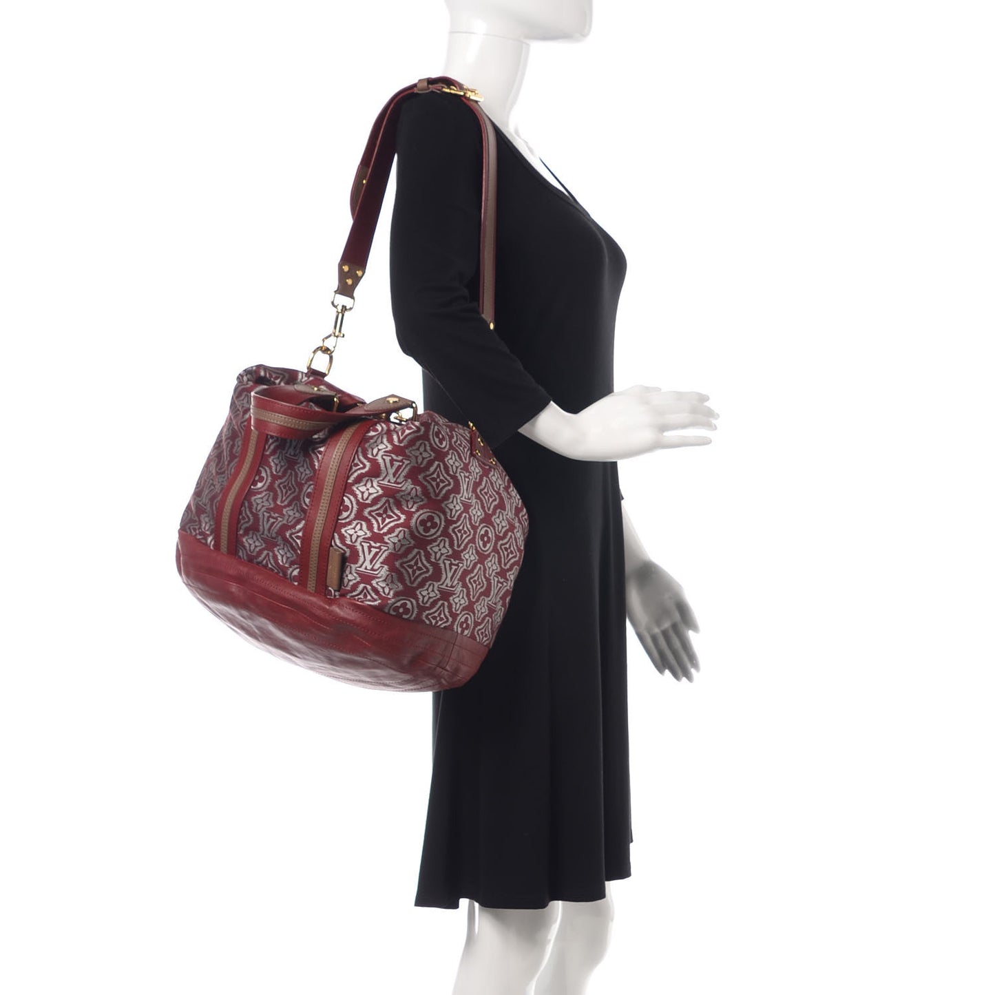 Jacquard Monogram Aviator Bordeaux