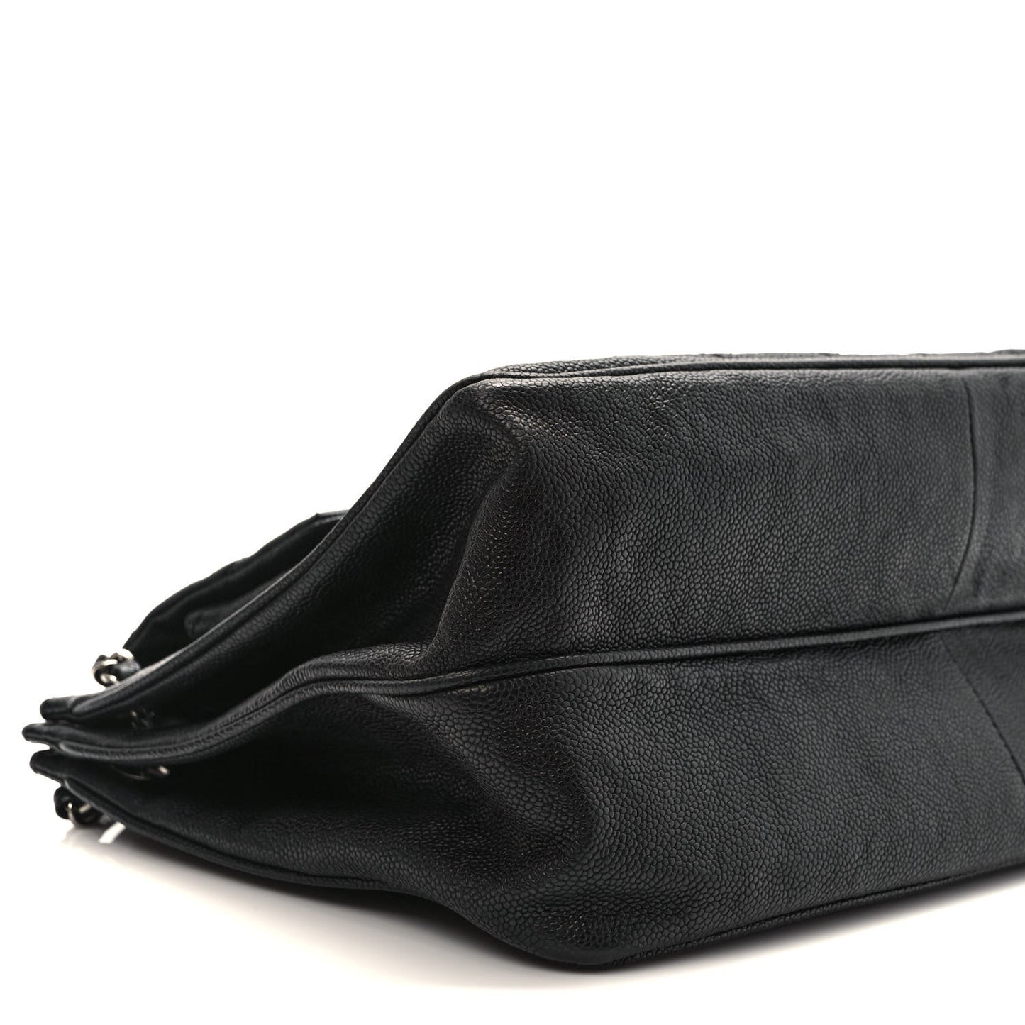 Caviar Mademoiselle Accordion Flap Black