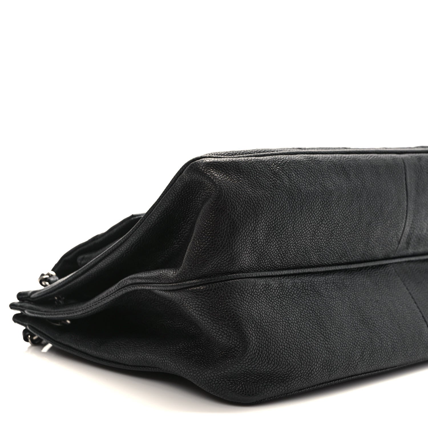 Chanel Caviar Mademoiselle Accordion Flap Black 7 of 8