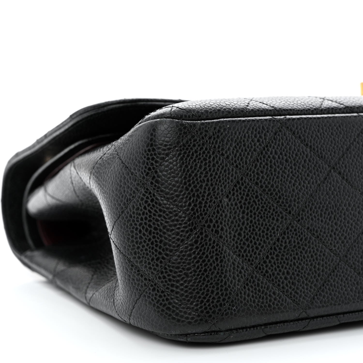 Chanel Caviar Quilted Jumbo Double Flap Black 9 of 12