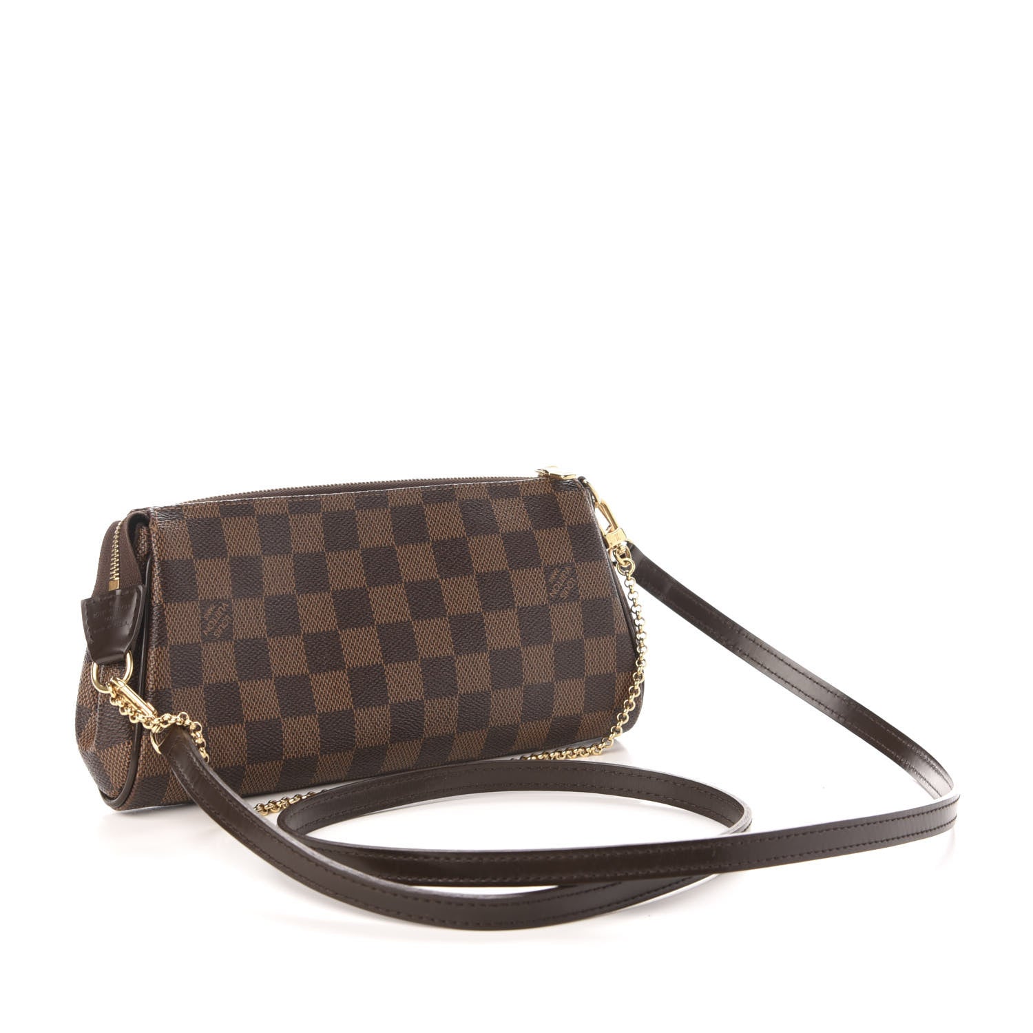 Louis Vuitton Damier Ebene Eva Clutch 3 of 11