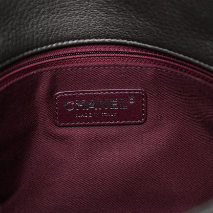 Chanel Metallic Goatskin Quilted Chain Handle Flap Silver 6 of 11
