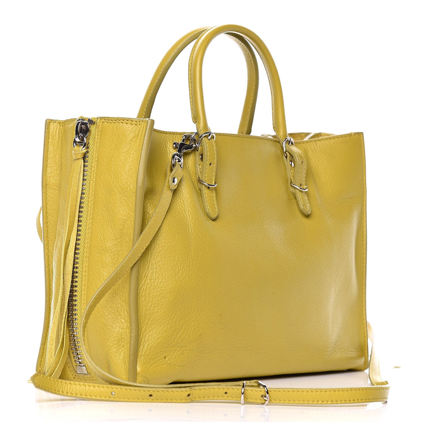 Calfskin Papier Mini A4 Jaune Citronnade