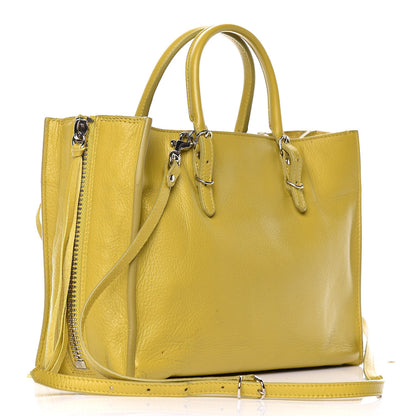 Balenciaga Calfskin Papier Mini A4 Jaune Citronnade 3 of 12