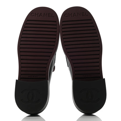 Chanel Lambskin Quilted CC Turnlock Loafers 35.5 Black 5 of 10