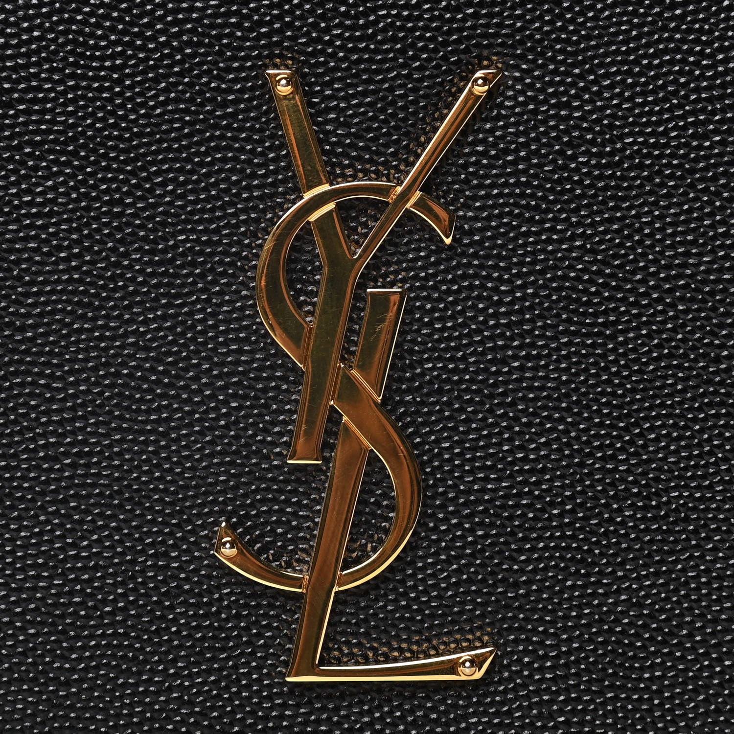 Saint Laurent Grain De Poudre Classic Monogram Kate Clutch Black 8 of 12