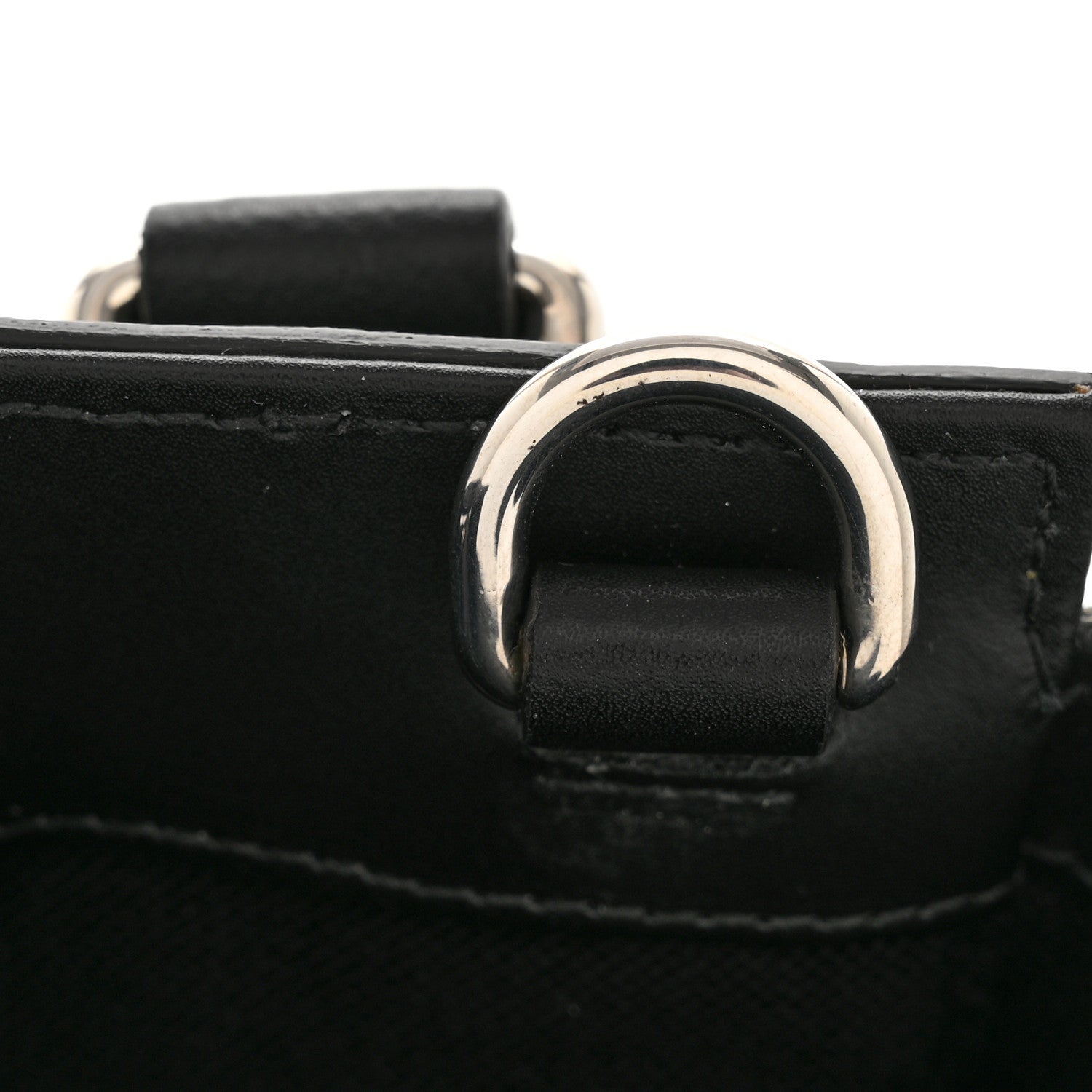 Gucci GG Supreme Monogram Appia Calfskin Web Mini Tote Bag Black 11 of 14
