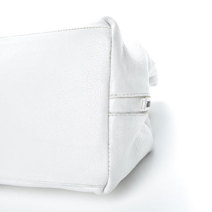 Bottega Veneta Cervo Deerskin Intrecciato Satchel White 11 of 24