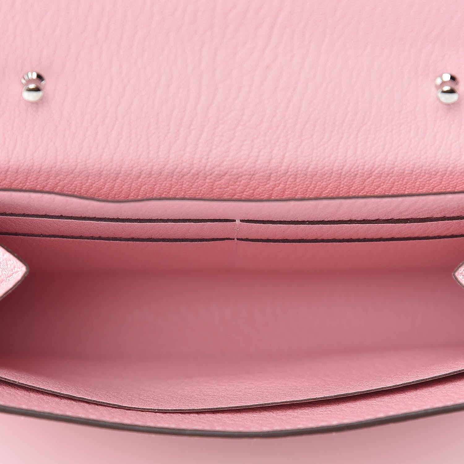 Hermes Chevre Mysore Clic 16 Wallet Rose Sakura 7 of 10
