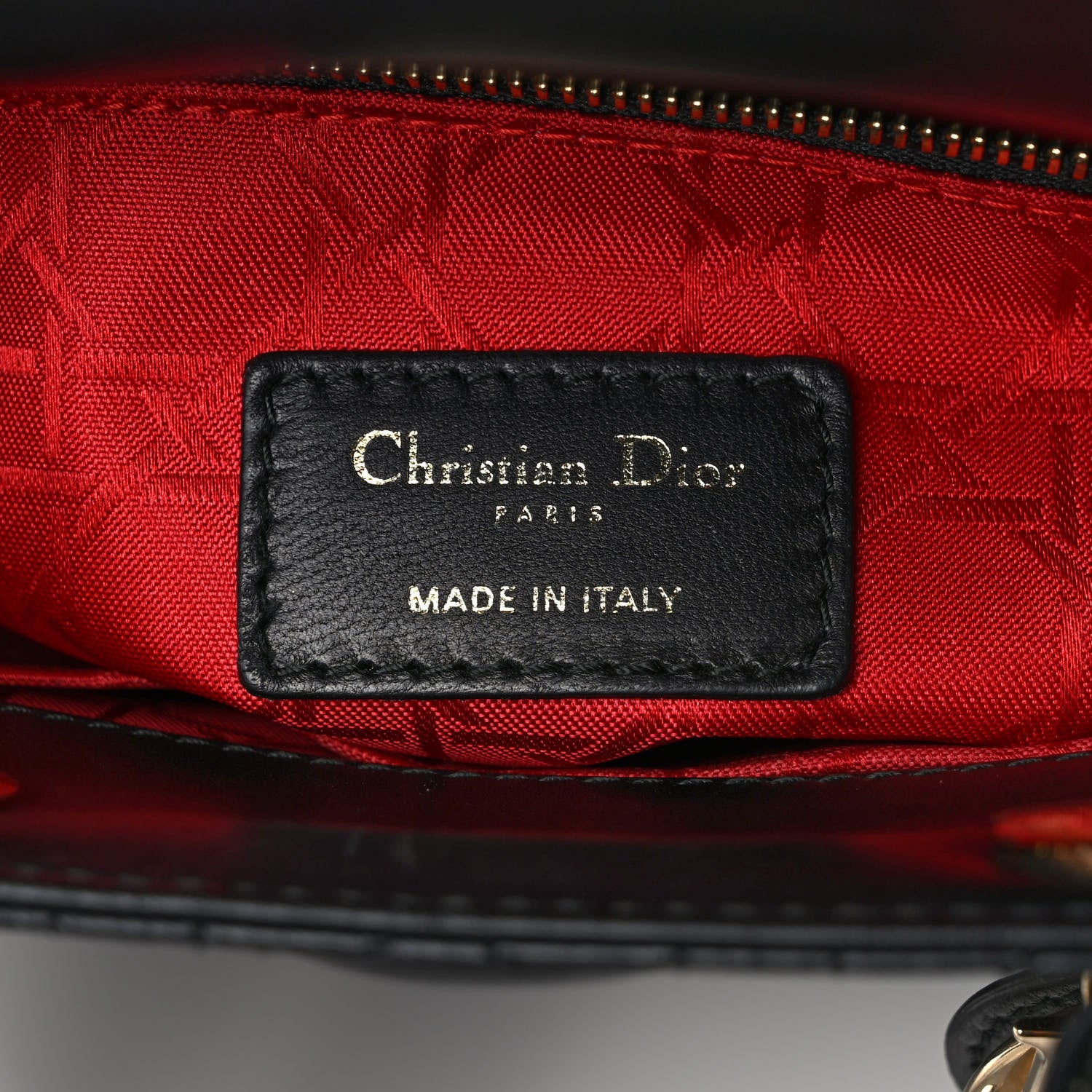 Christian Dior Lambskin Cannage Small My ABCDior Lady Dior Black 6 of 8
