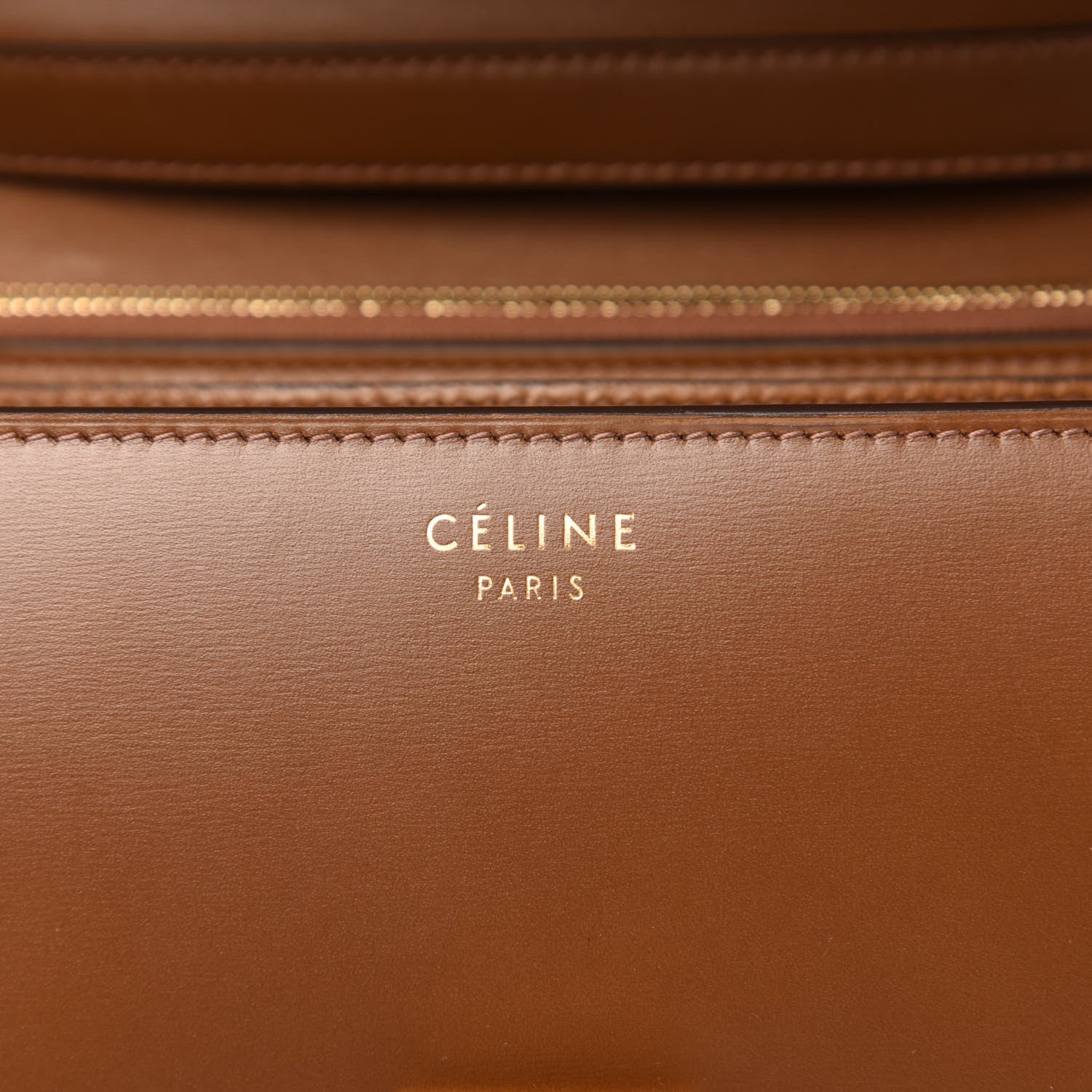Celine Box Calfskin Medium Classic Box Flap Bag Camel 8 of 11