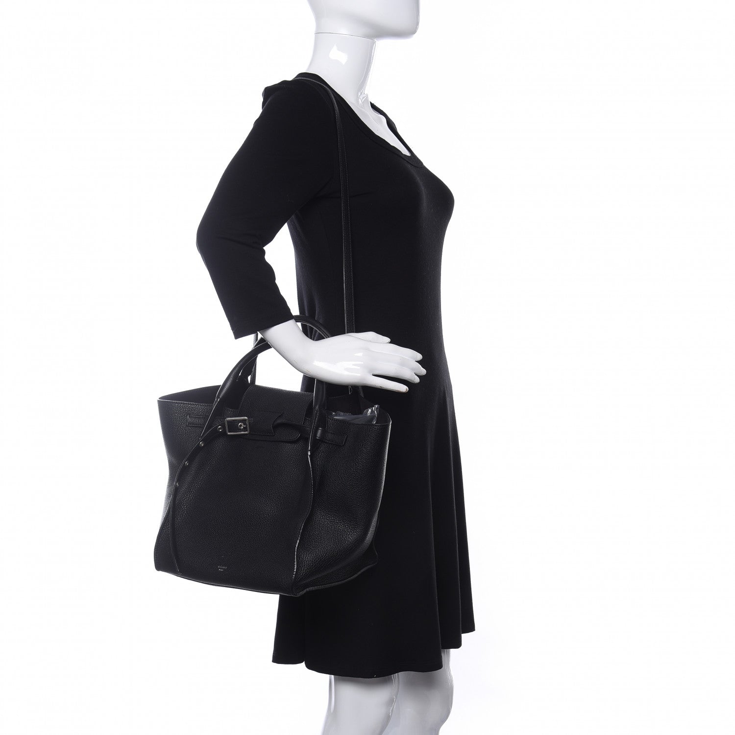 Celine Supple Grained Calfskin Small Big Bag Black 2 of 10