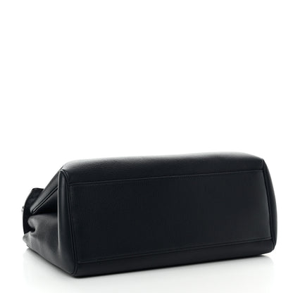 Celine Supple Grained Calfskin Medium Soft 16 Bag Navy Blue 4 of 13