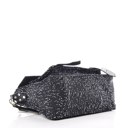Proenza Schouler Nylon Printed Medium PS1 Satchel Black 4 of 9