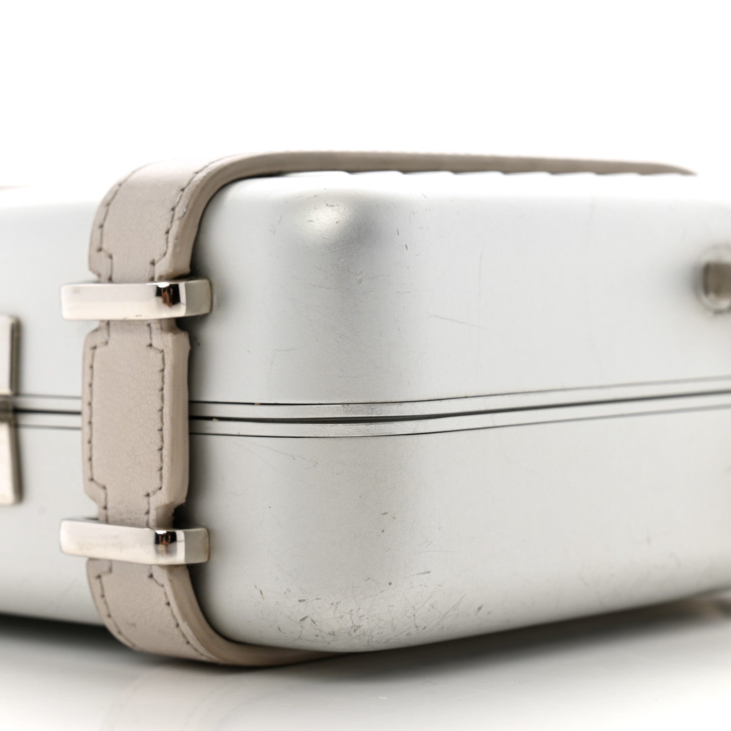 Christian Dior X RIMOWA Aluminum Personal Clutch On Strap Silver 12 of 18