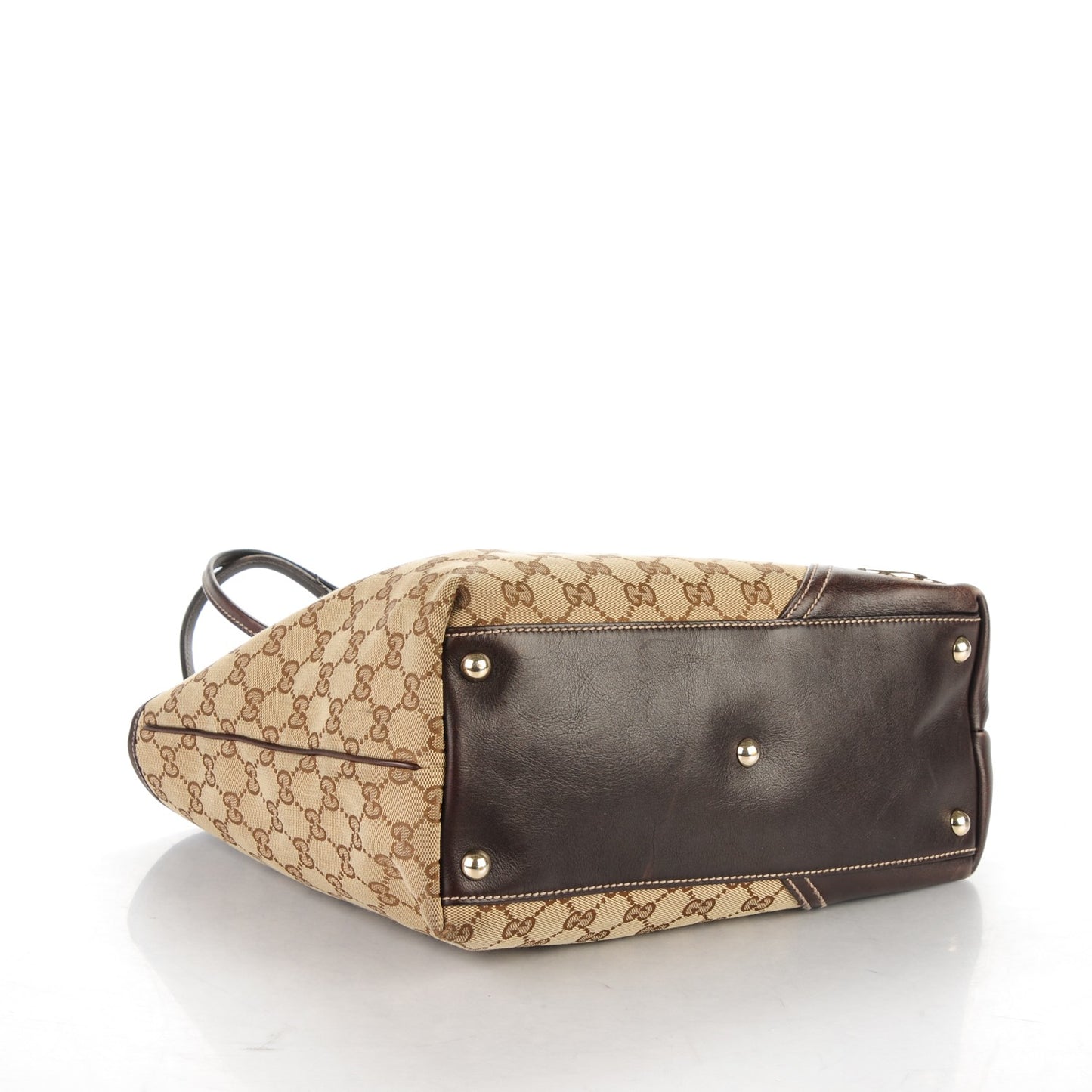 Monogram New Britt Medium Tote Brown