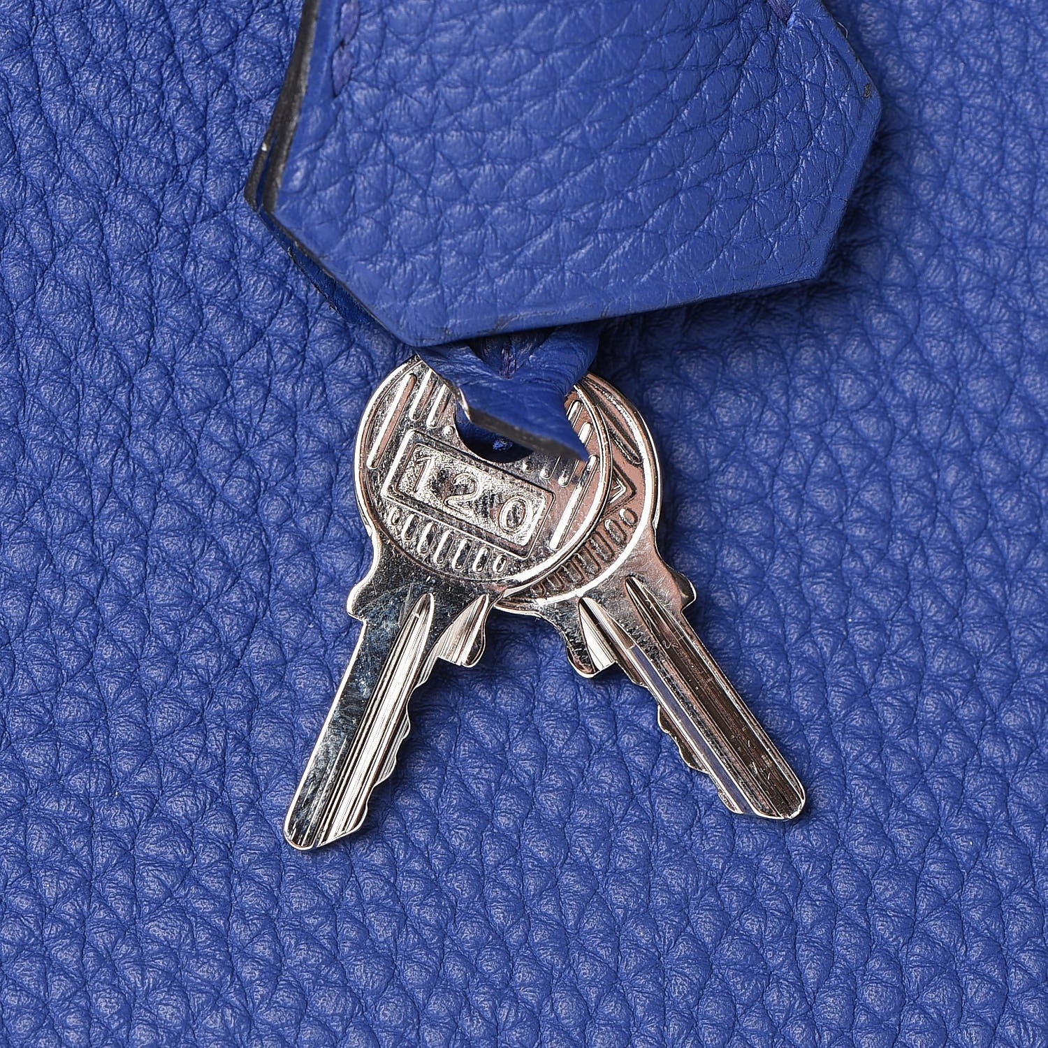 Hermes Togo Birkin 25 Bleu Electrique 23 of 26