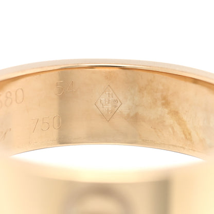 Cartier 18K Yellow Gold 5.5mm LOVE Ring 54 6.75 5 of 5
