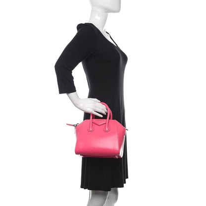 Givenchy Shiny Lord Calfskin Mini Antigona Shocking Pink 2 of 10