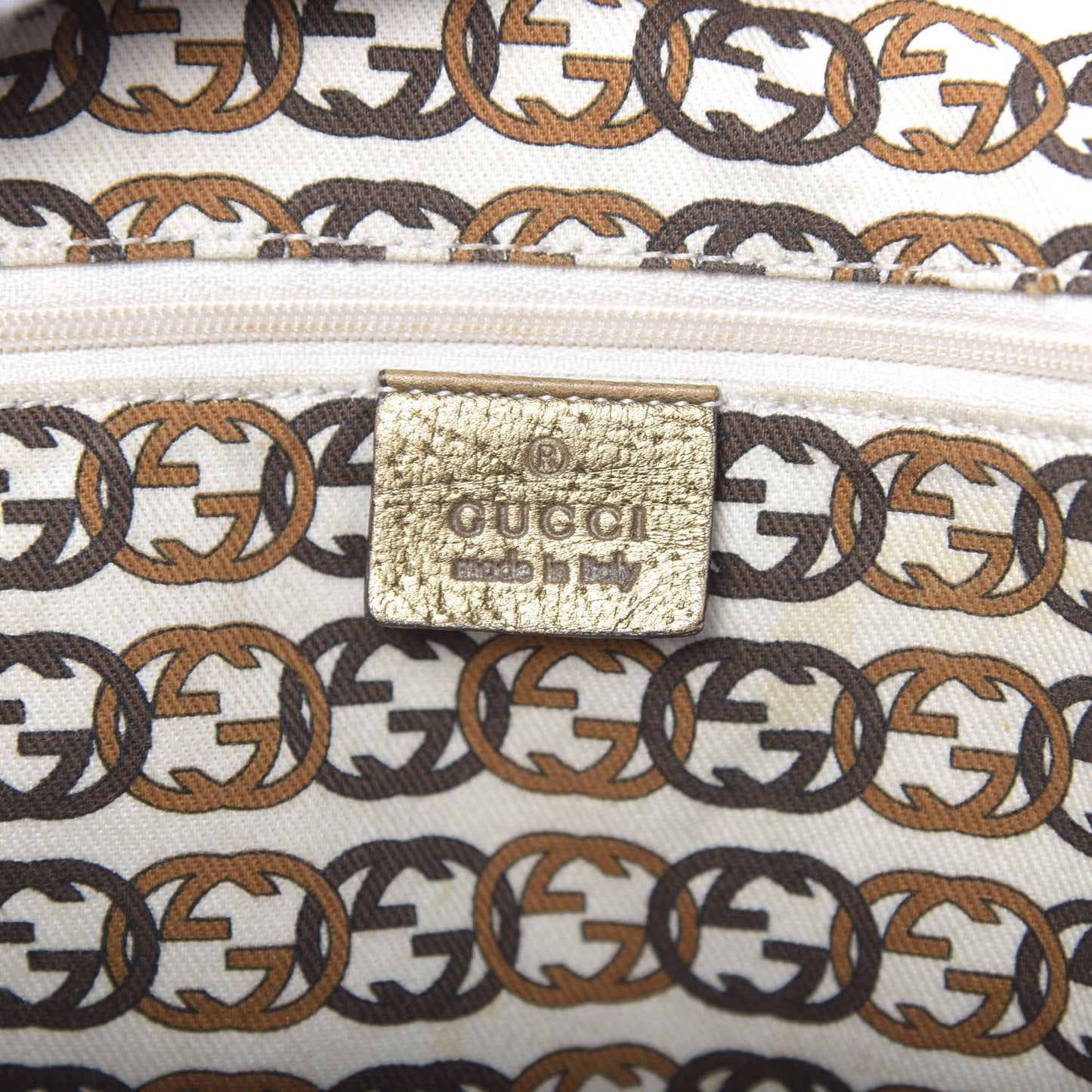 Monogram Large Princy Tote Gold