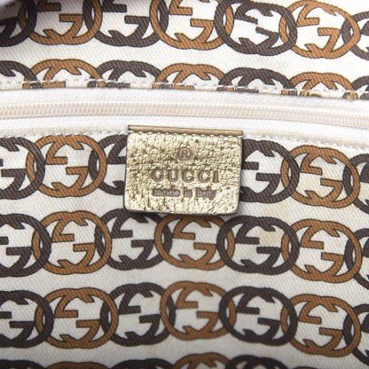 Gucci Monogram Large Princy Tote Gold 6 of 11