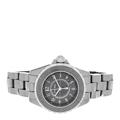 Chanel Titanium Ceramic 33mm J12 Chromatic Quartz Watch 2 of 4
